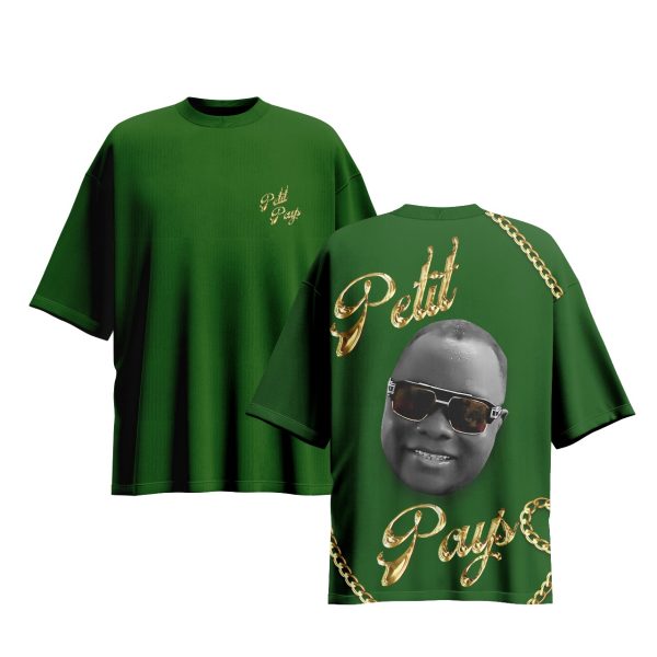 Petit Pays Green Color T-shirt